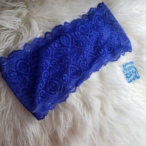 NWT Free People Seamless Reversible LaceBandeau ML